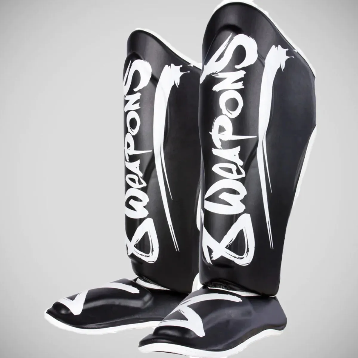 8 Weapons Unlimited Shin Guards Black