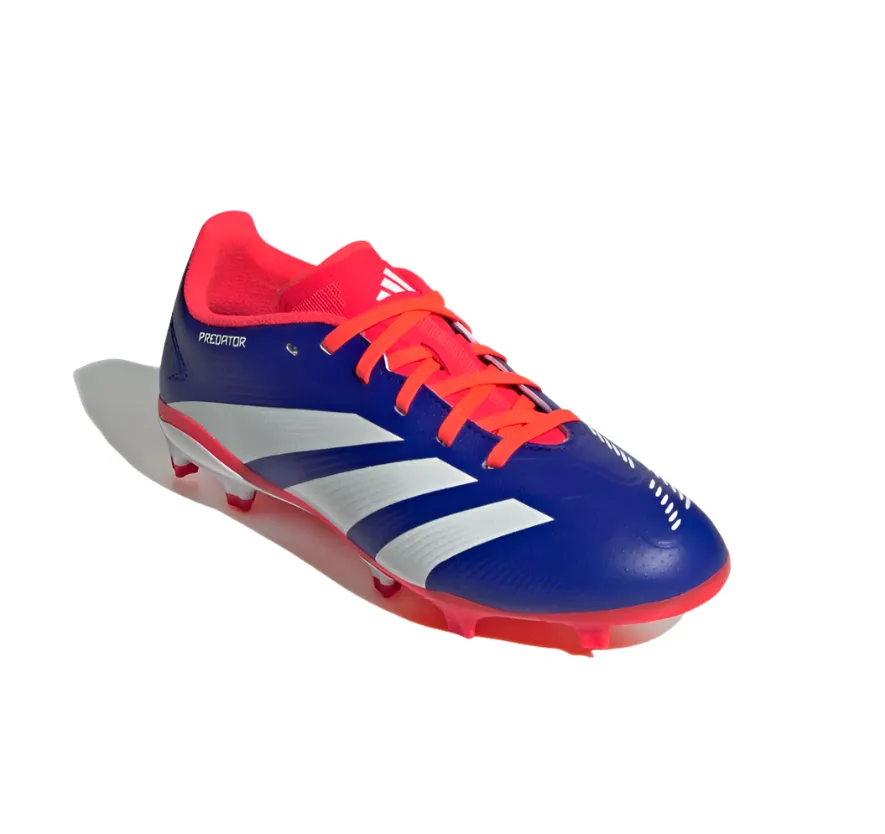 Adidas Boys Football Boot Predator League FG J Lucid Blue/ White/ Solar Red