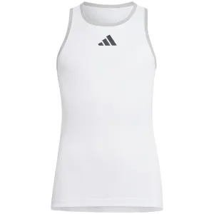 adidas Girls Club Tank - White