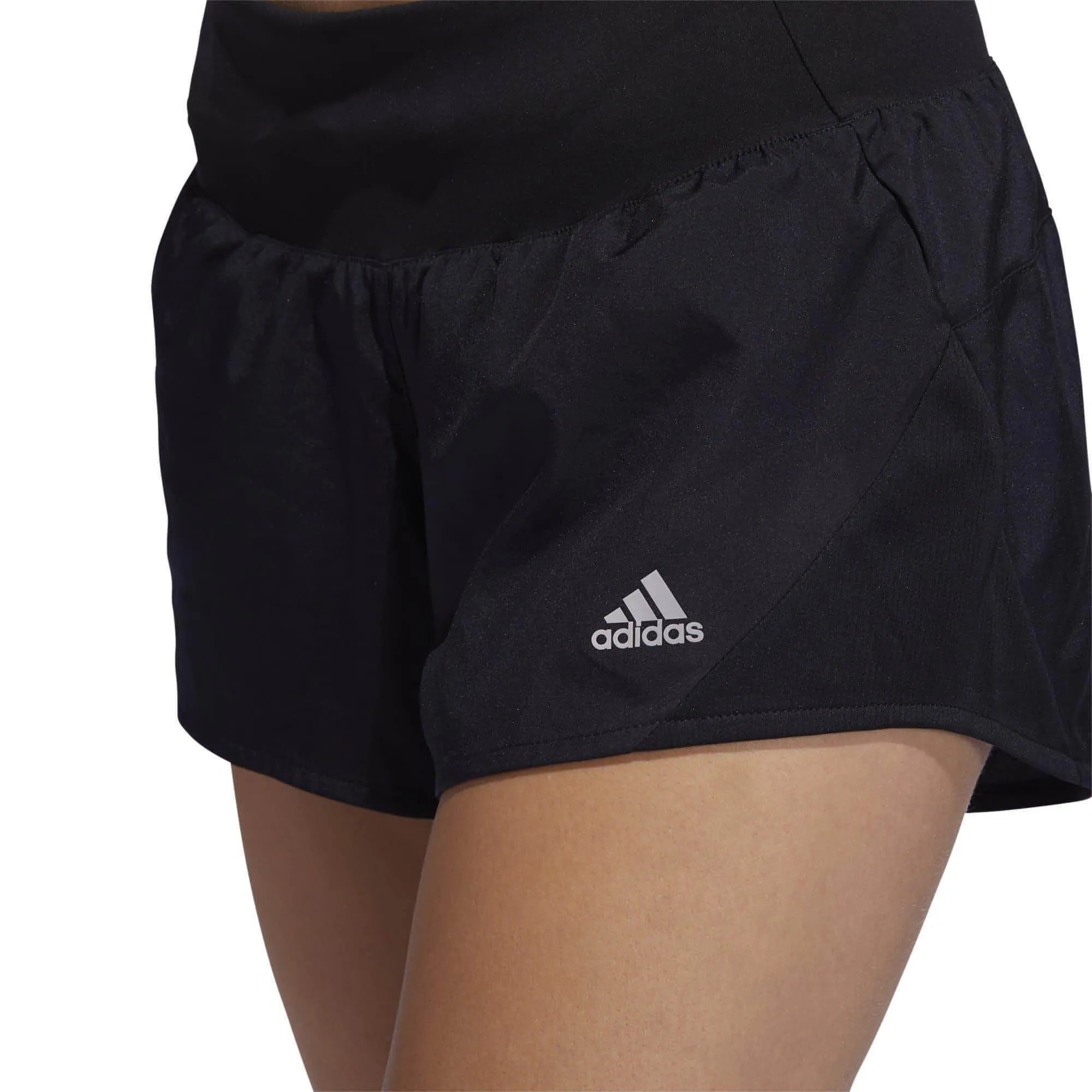 adidas Run It 3 Inch Womens Running Shorts - Black