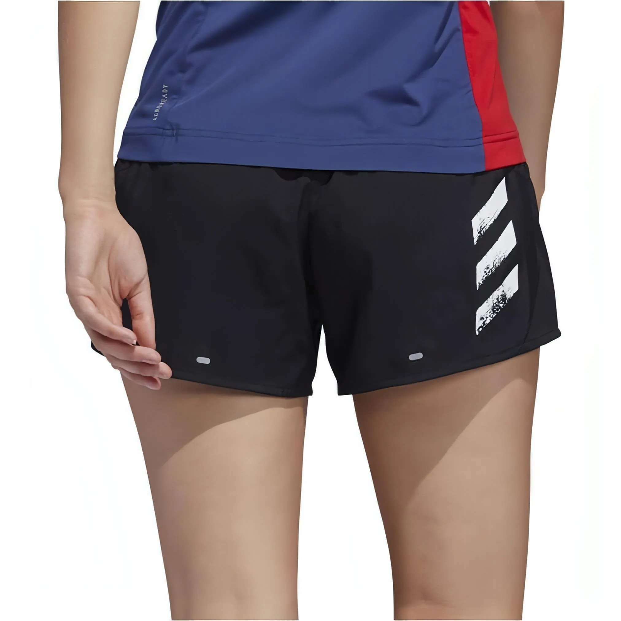 adidas Run It 3 Inch Womens Running Shorts - Black