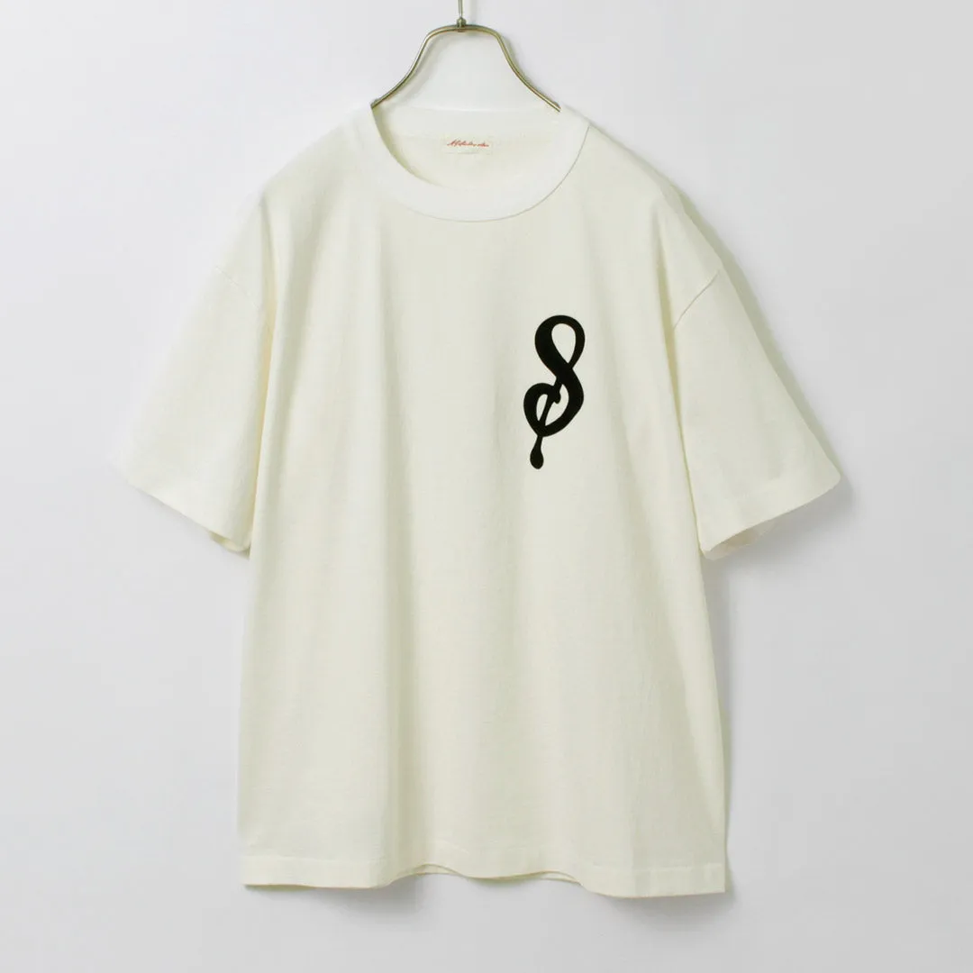 A.G.SPALDING＆BROS / 14/Jersey Felt Letter Short Sleeve T-Shirt S Logo