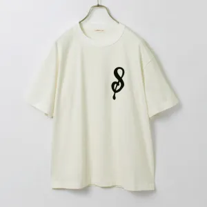 A.G.SPALDING＆BROS / 14/Jersey Felt Letter Short Sleeve T-Shirt S Logo