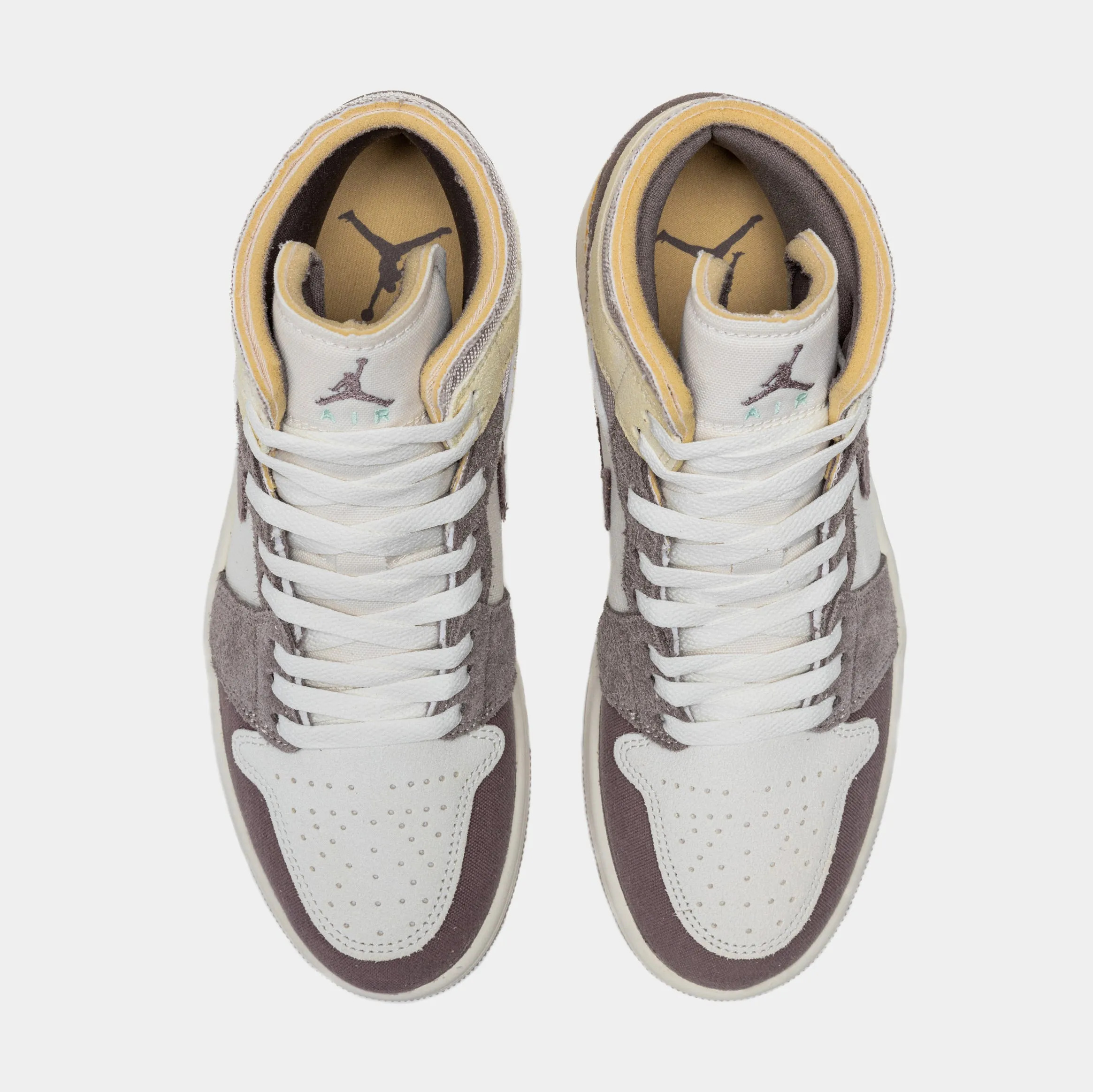 Air Jordan 1 Retro Mid SE Craft Taupe Haze Mens Lifestyle Shoes (Brown/Beige)