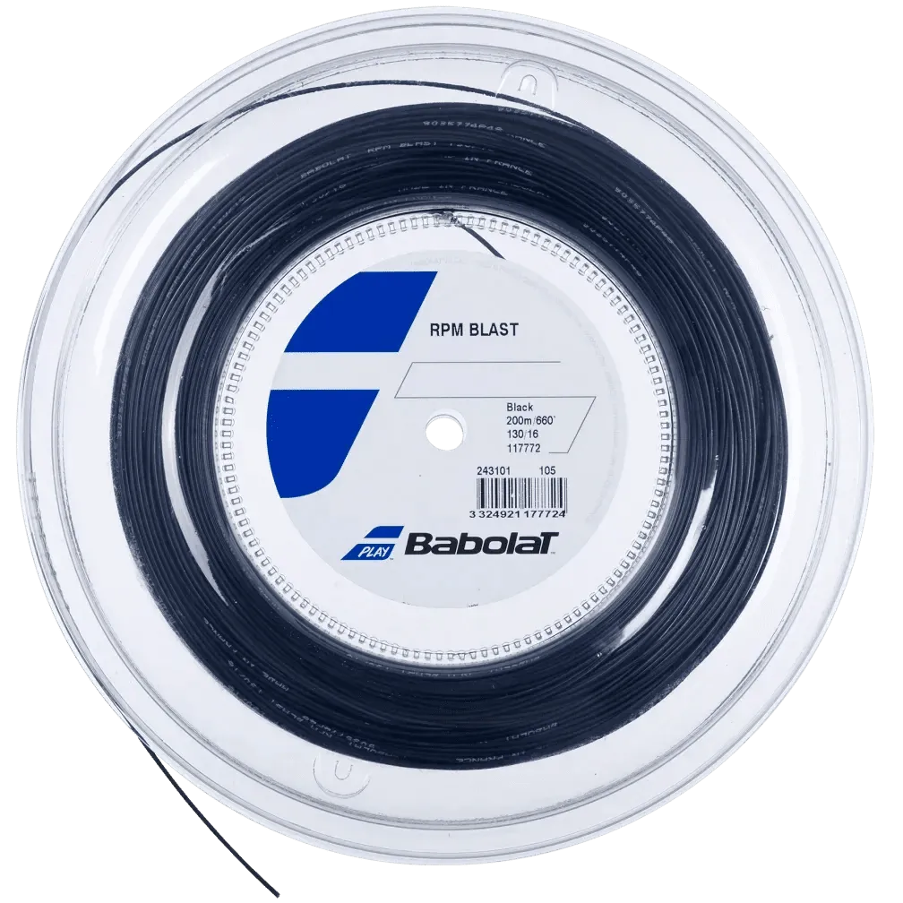 Babolat RPM Team 200M Black Tennis String [WS]