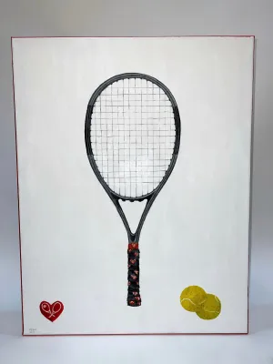 Black Racket Painting