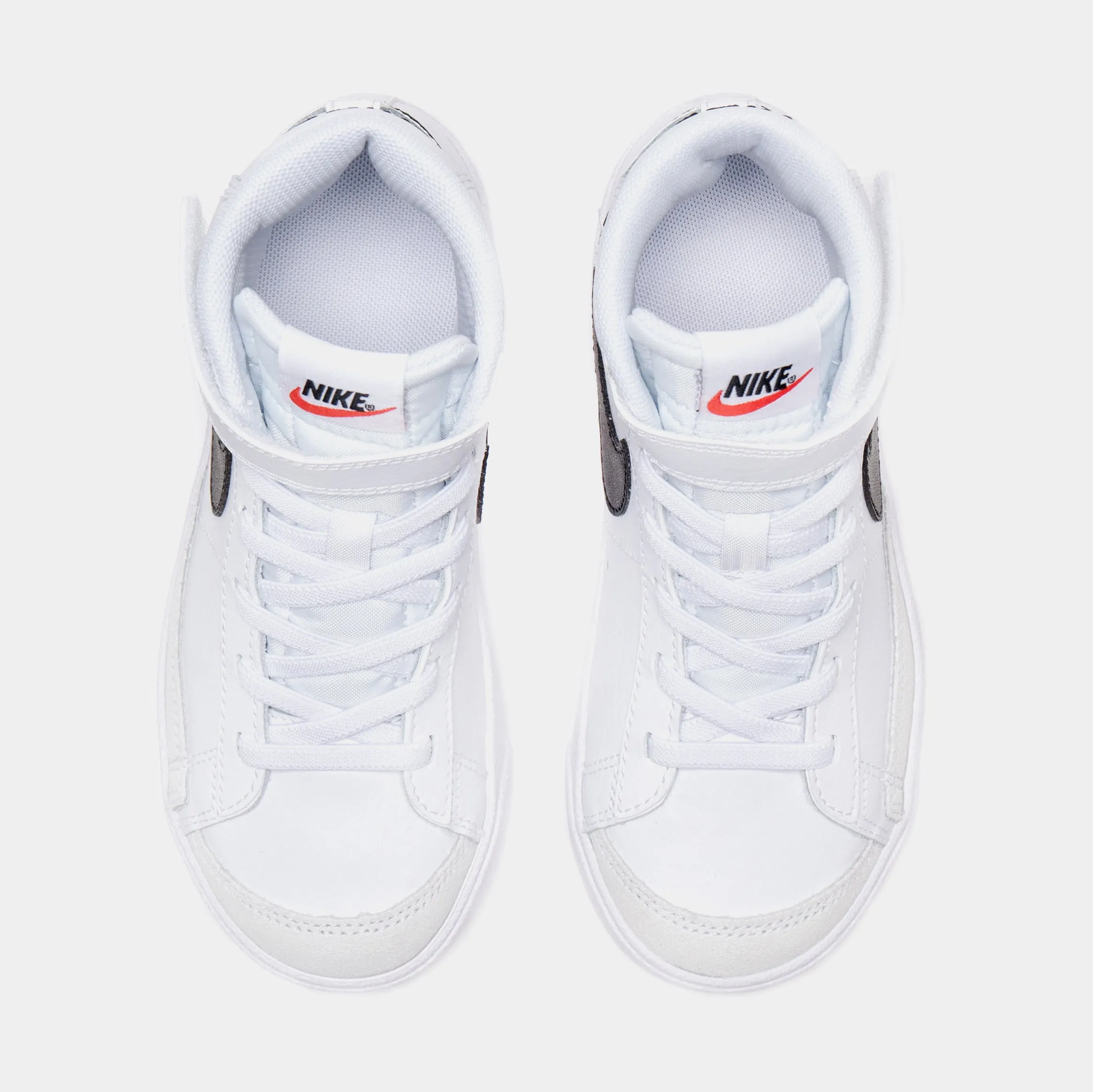 Blazer Mid '77 Preschool Lifestyle Shoes (White/Black)