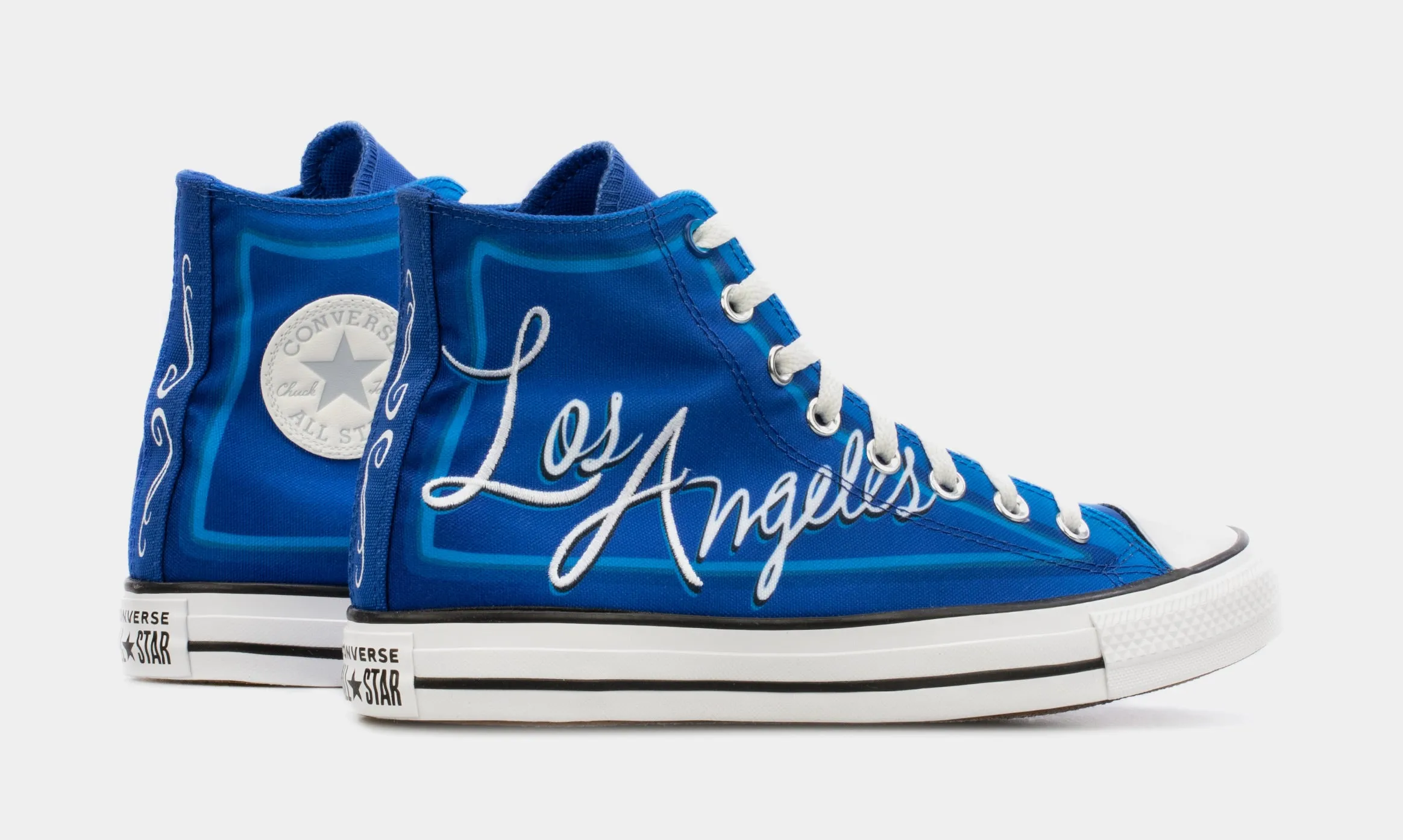 Chuck Taylor All Star Hi Los Angeles Mens Lifestyle Shoes (Blue)