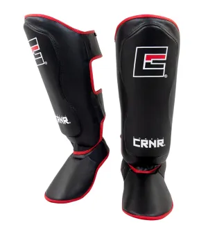 ELITE SPAR SHIN GUARDS - BLACK/RED