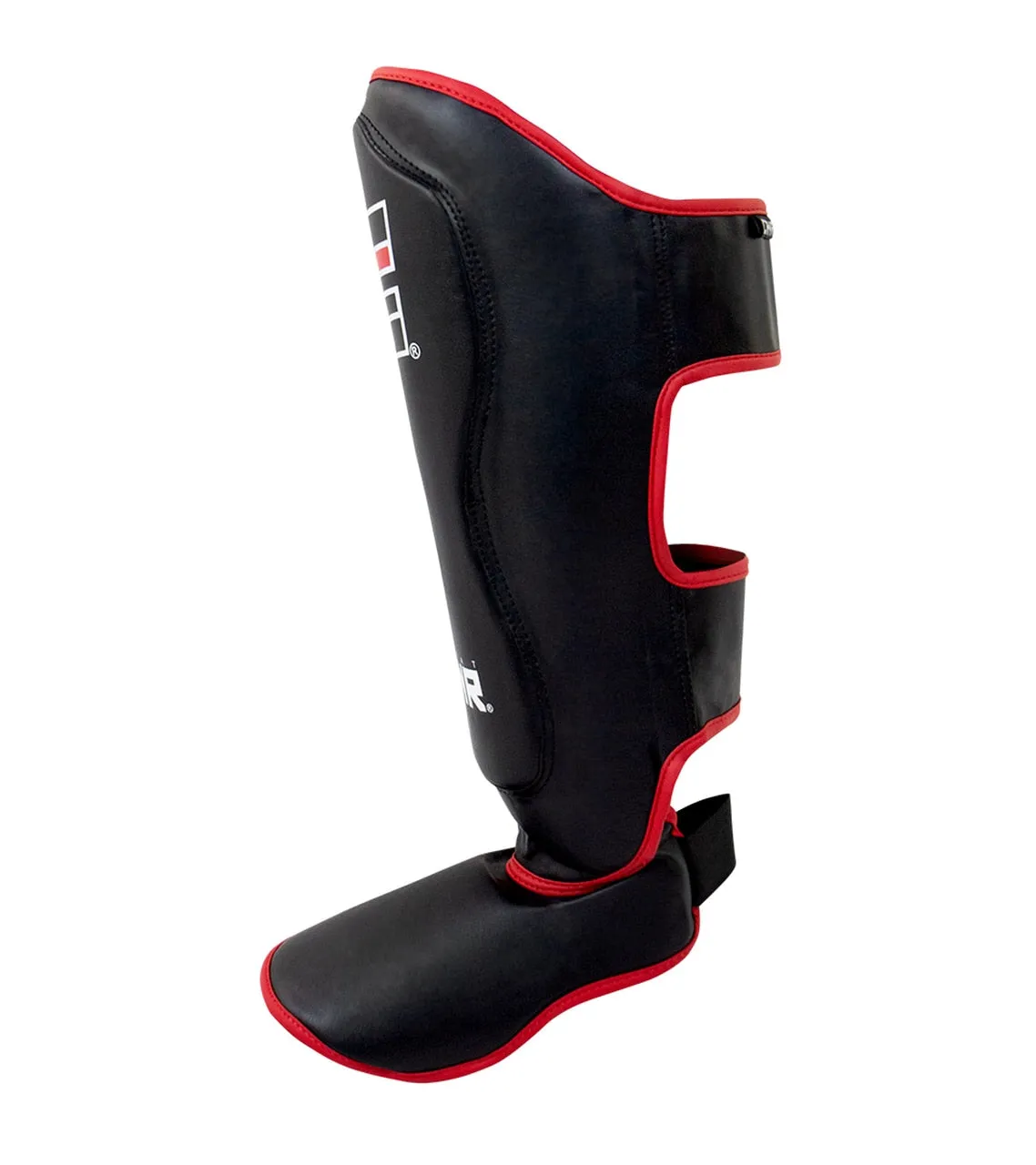 ELITE SPAR SHIN GUARDS - BLACK/RED