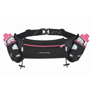 Fitletic Hydra 16 Hydration Belt - Black/Pink Zip