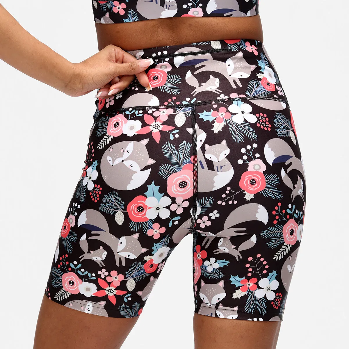 Foxy Floral Running Shorts