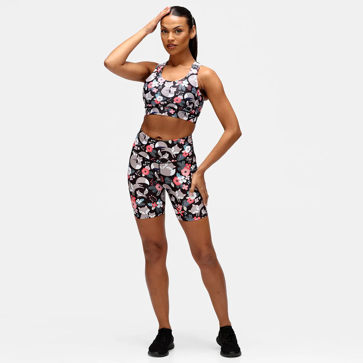 Foxy Floral Running Shorts