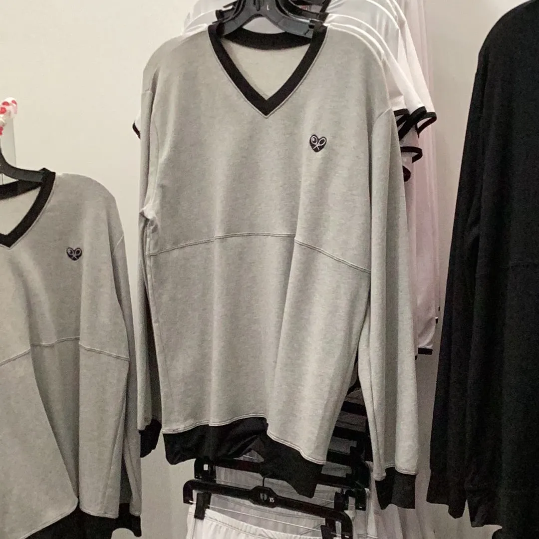 French Terry Grey Long Sleeve