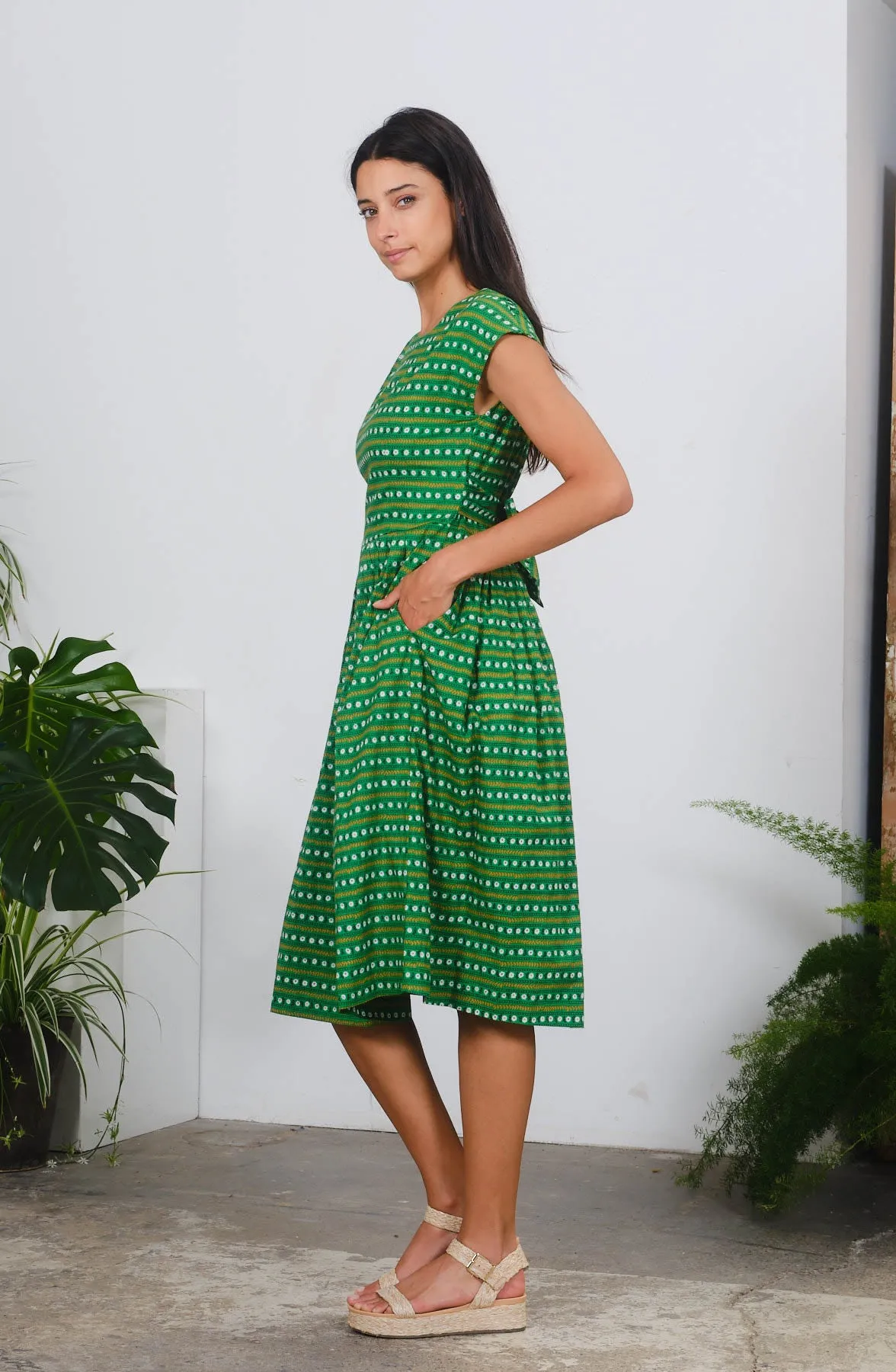 Gina Dress in Daisy Chain Print