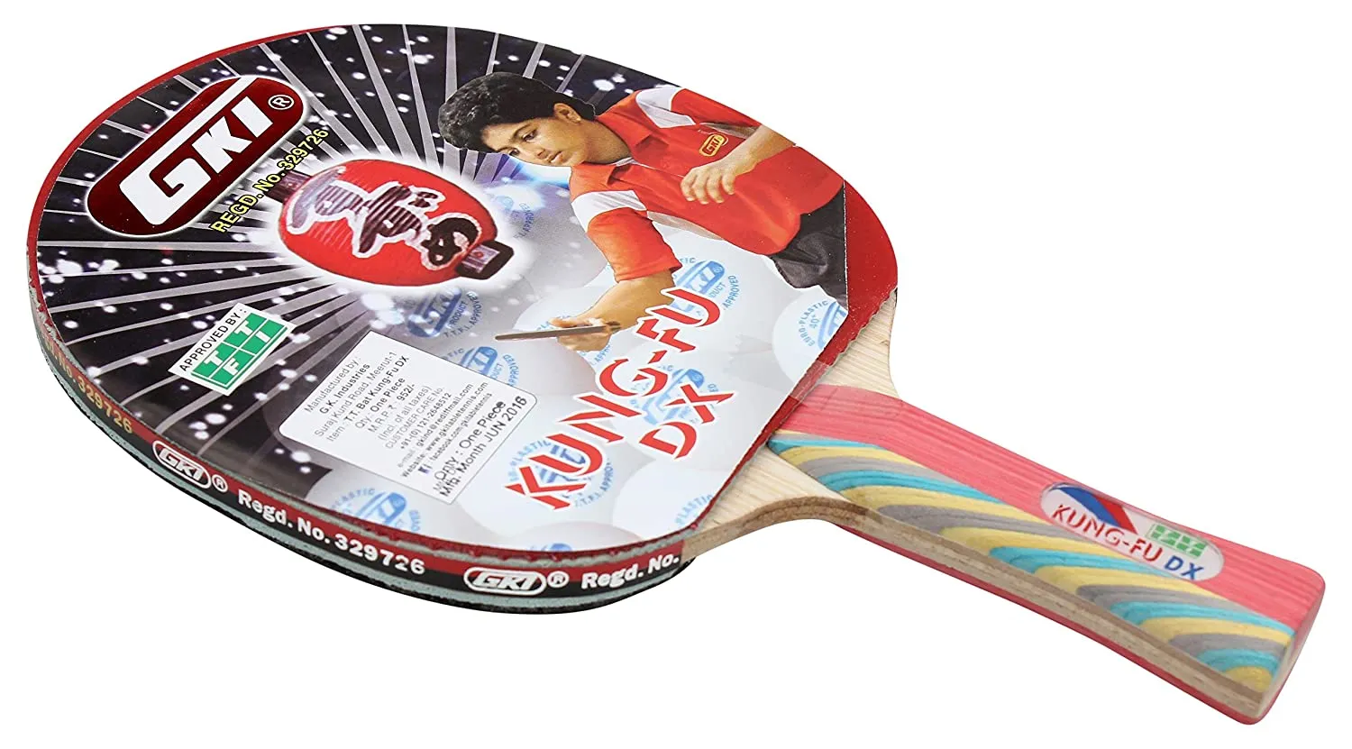 GKI Kungfu DX Table Tennis TT Racket