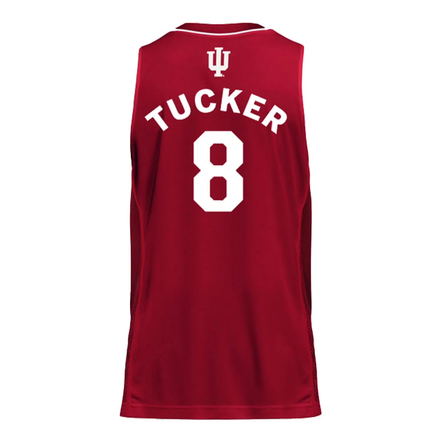 Indiana Hoosiers Adidas Men's Basketball Crimson Student Athlete Jersey #8 Bryson Tucker