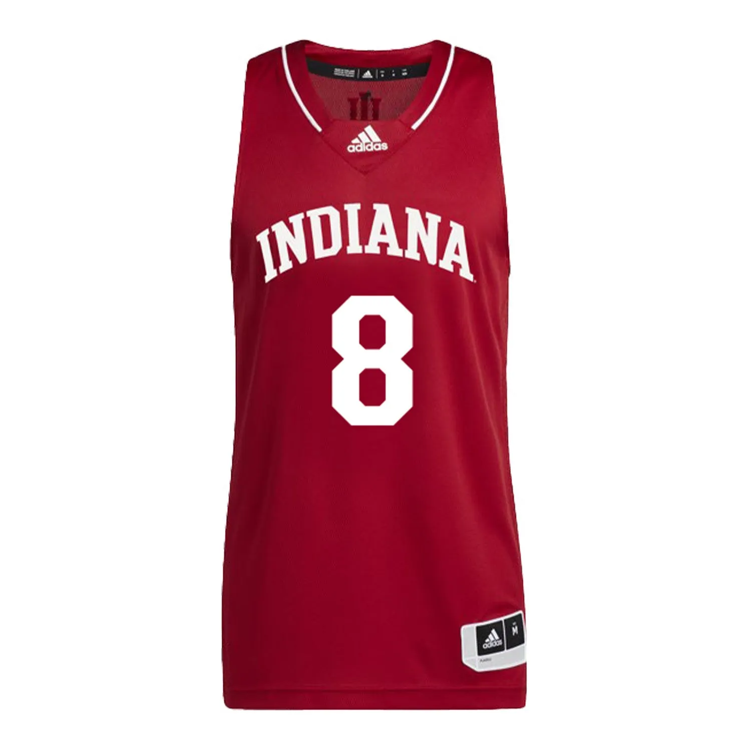 Indiana Hoosiers Adidas Men's Basketball Crimson Student Athlete Jersey #8 Bryson Tucker