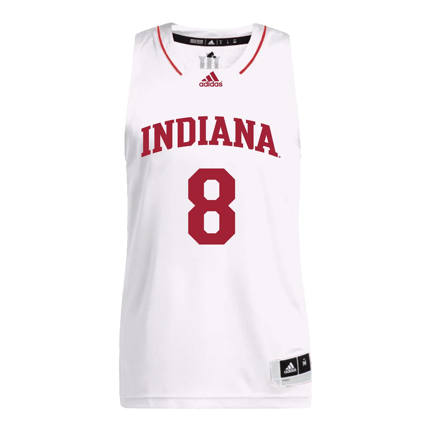 Indiana Hoosiers Adidas Men's Basketball White Student Athlete Jersey #8 Bryson Tucker