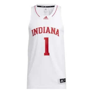 Indiana Hoosiers Adidas Swingman White Basketball Jersey