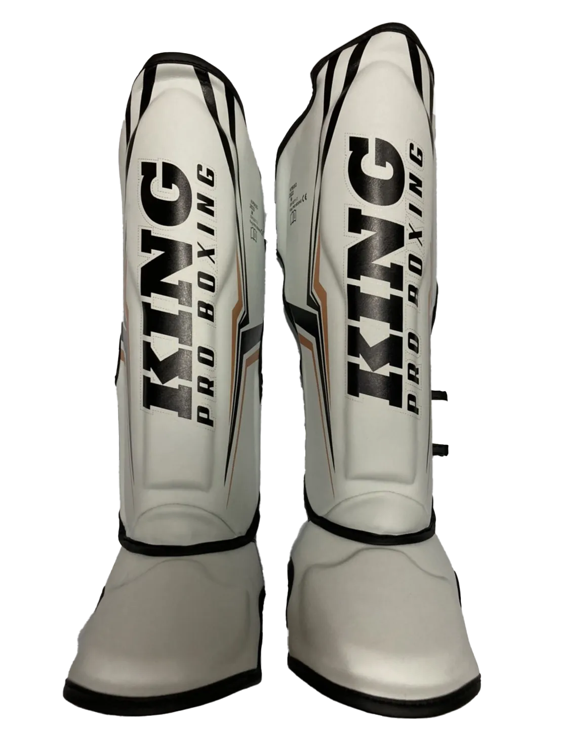 King Pro Boxing Shin Guards Thor White