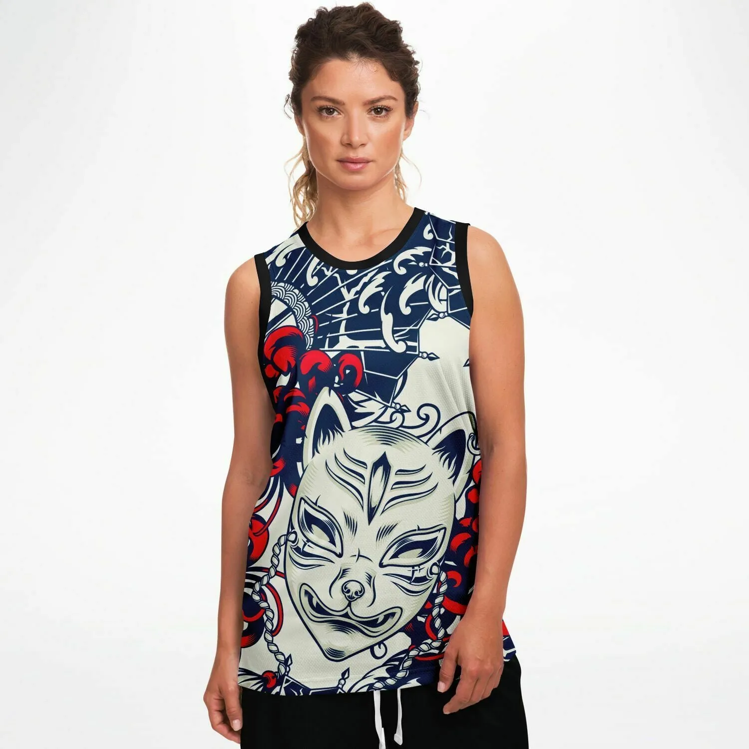 Kitsune Art Basketball Jersey