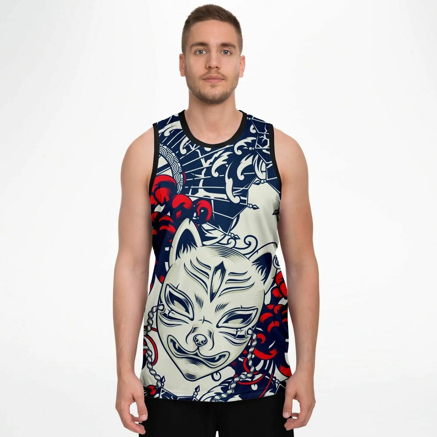 Kitsune Art Basketball Jersey