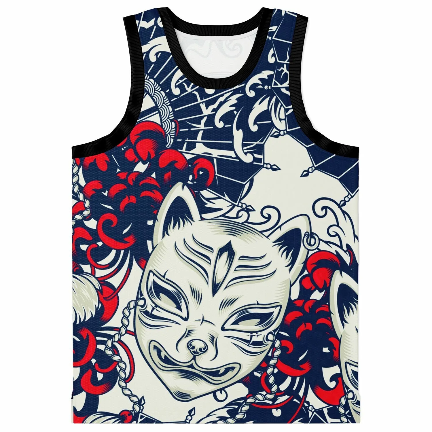 Kitsune Art Basketball Jersey