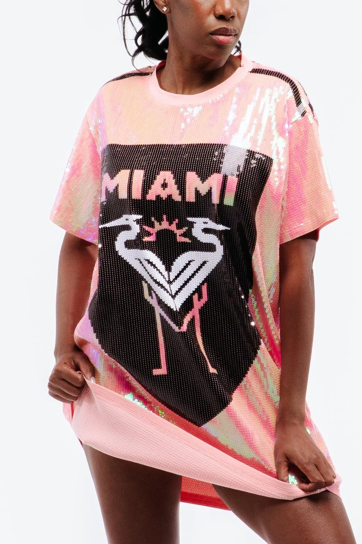 Miami Soccer Sequin Dress