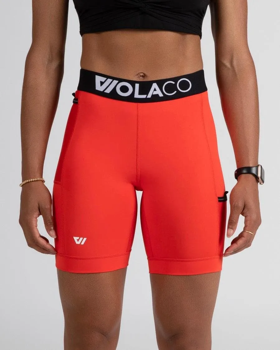 North Moore Biker Short in Lava