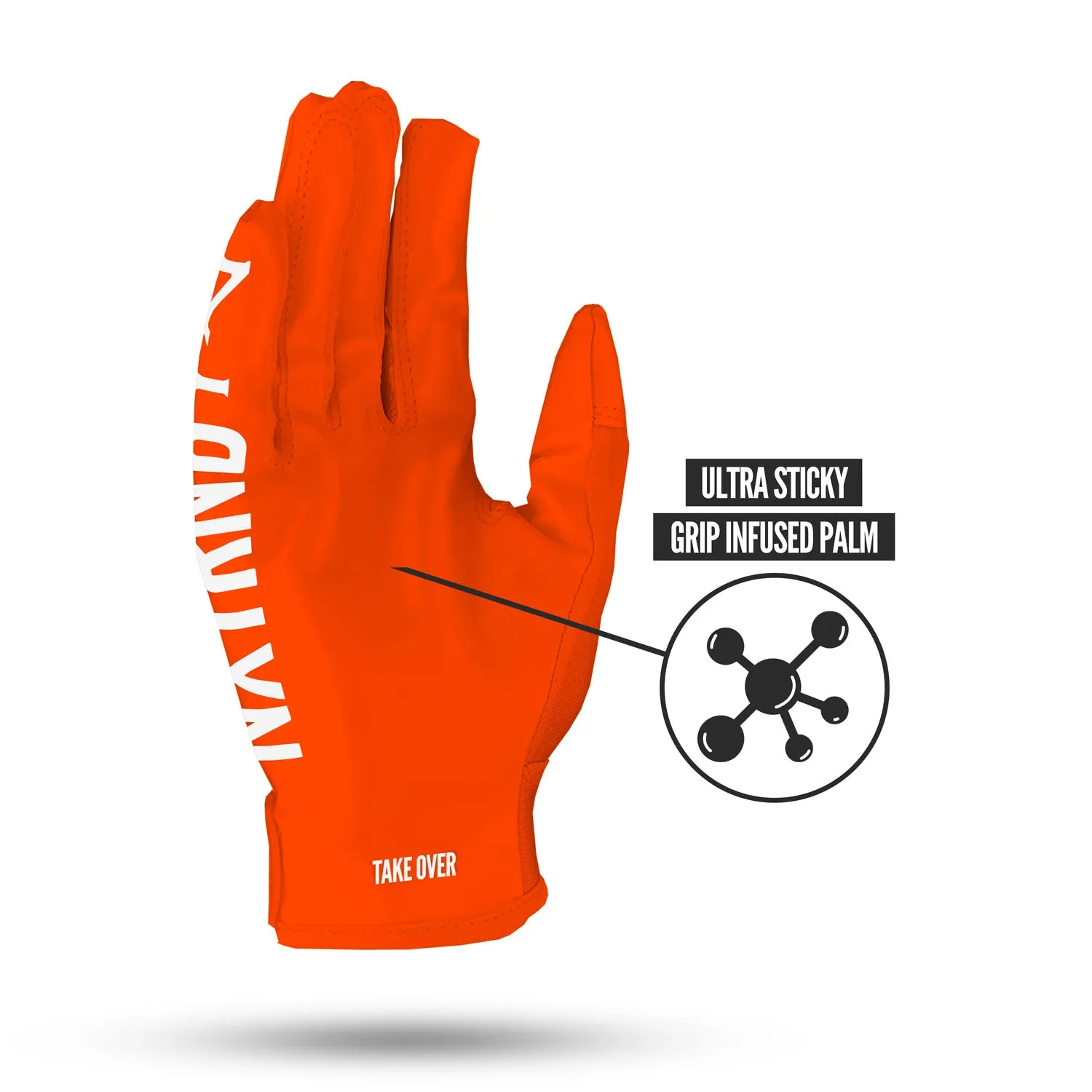 NXTRND G1® Football Gloves Orange