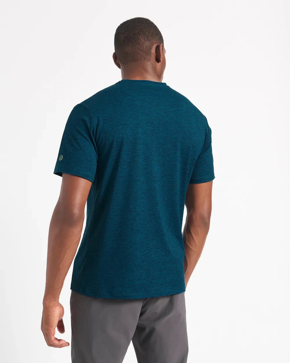 Performance Stretch Marl T-Shirt - Navy Heather