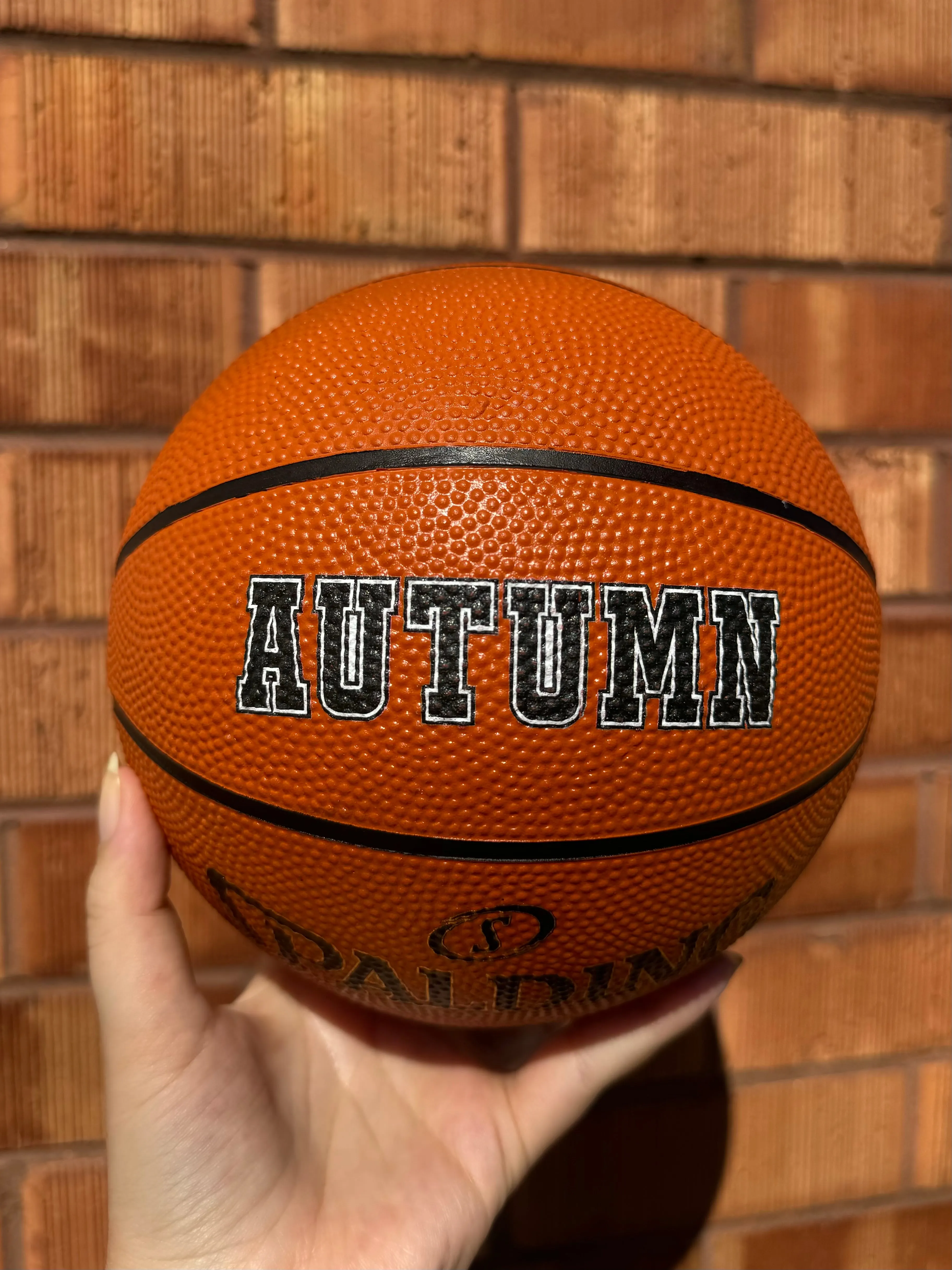 Personalised Mini Spalding Basketball (Size 1 & 3)