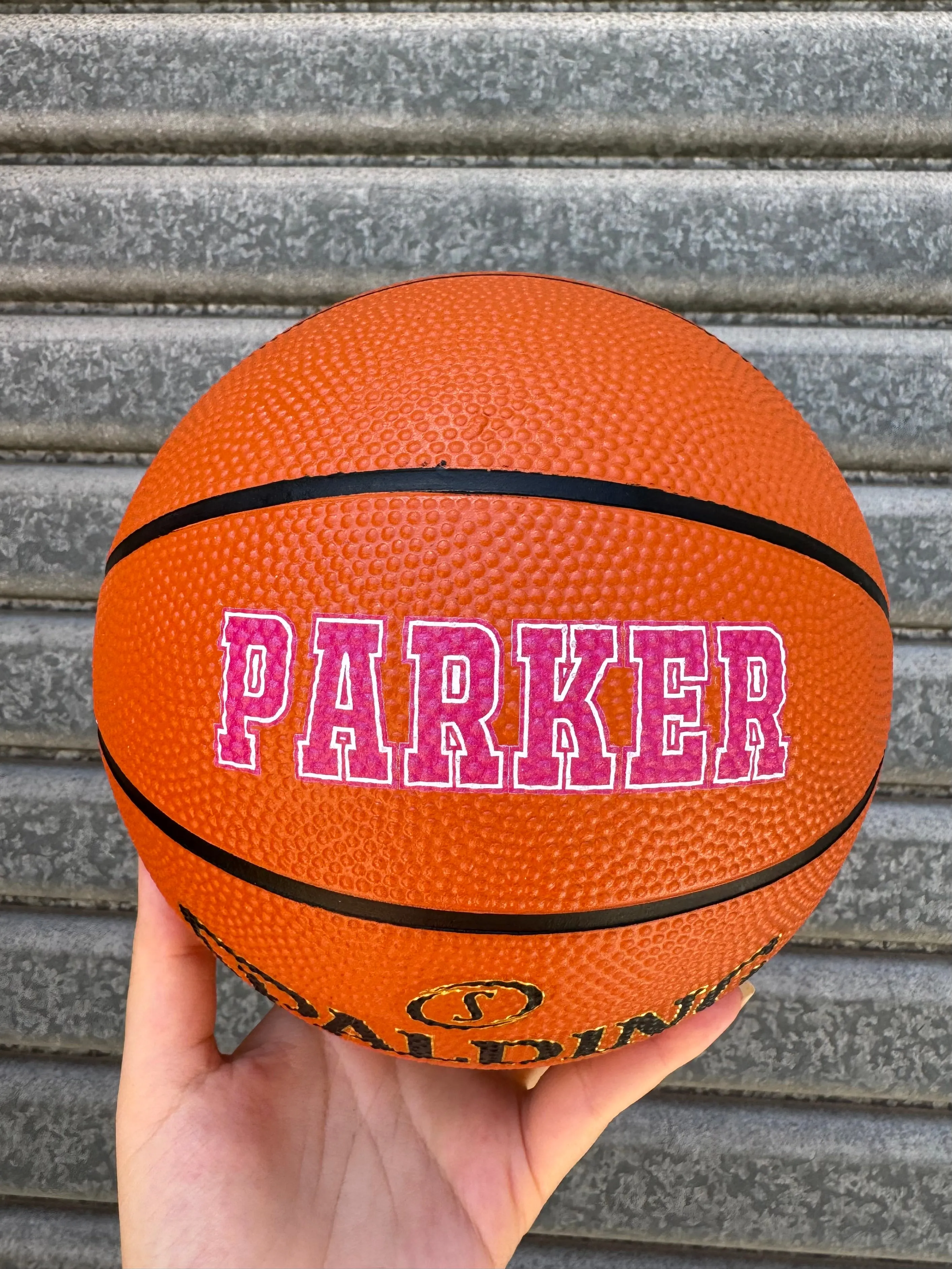 Personalised Mini Spalding Basketball (Size 1 & 3)