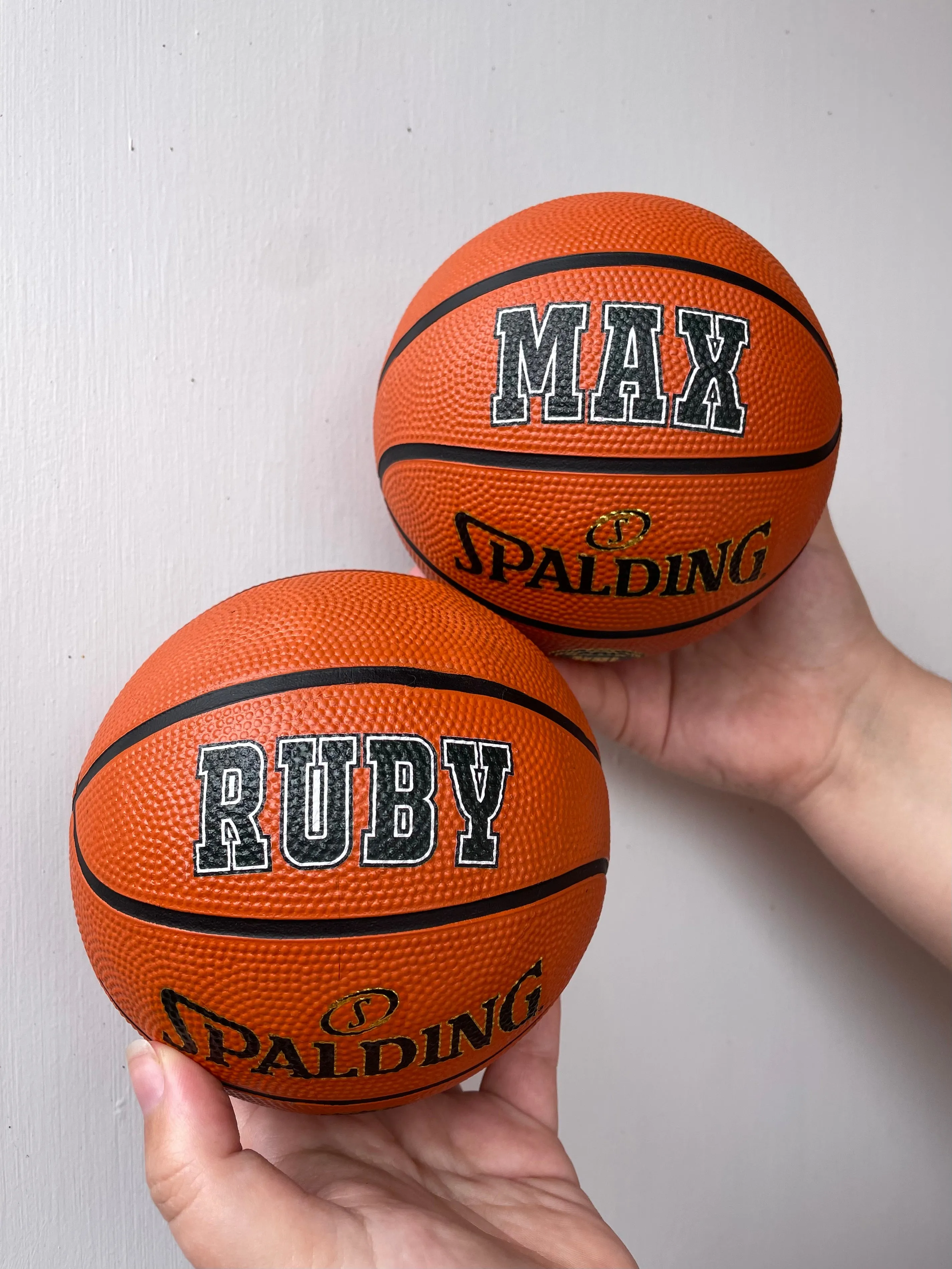 Personalised Mini Spalding Basketball (Size 1 & 3)