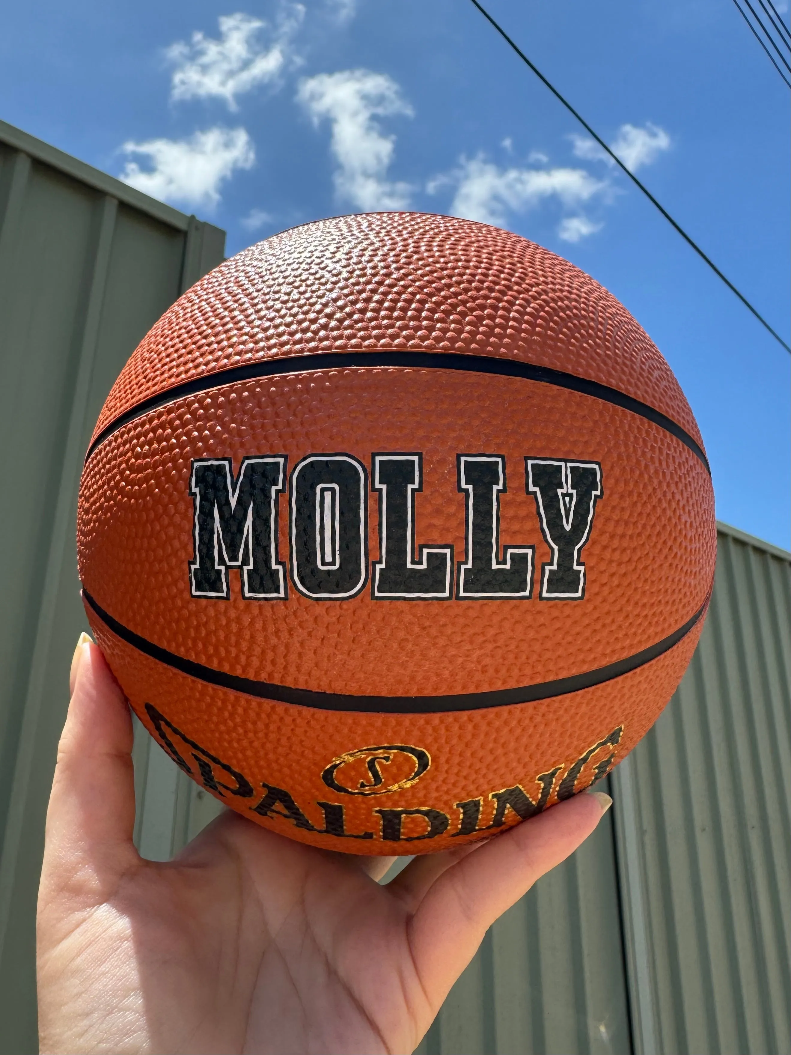 Personalised Mini Spalding Basketball (Size 1 & 3)