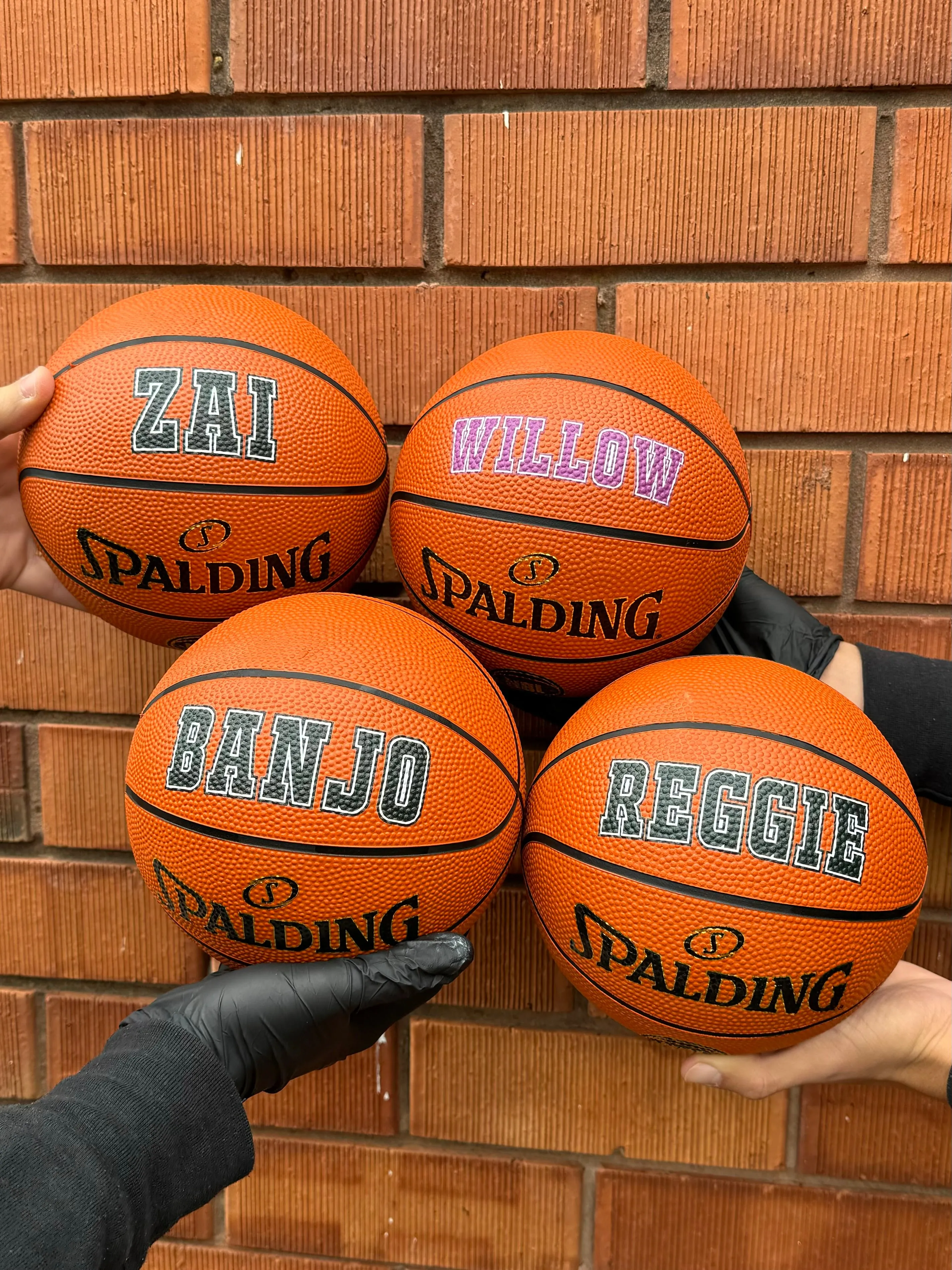 Personalised Mini Spalding Basketball (Size 1 & 3)