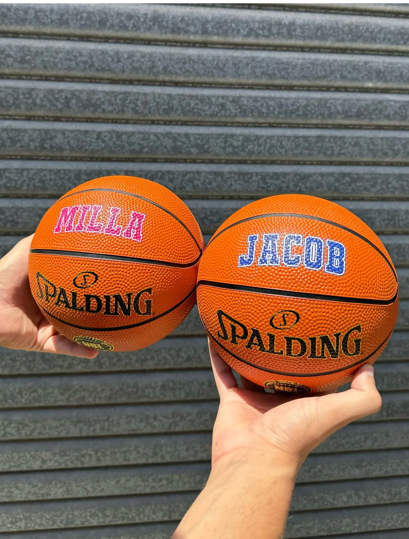 Personalised Mini Spalding Basketball (Size 1 & 3)