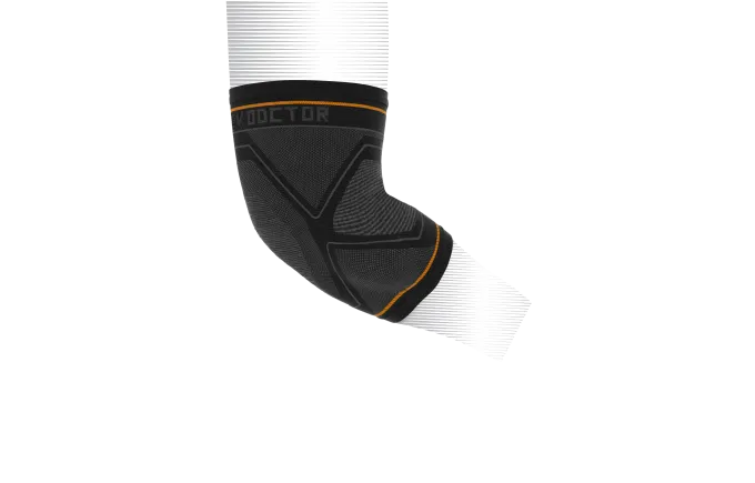 Shock Doctor Compression Knit Elbow Sleeve with Gel Support