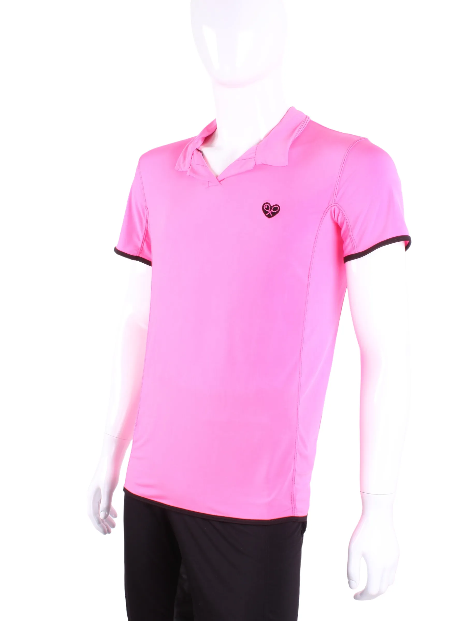 Short Men’s Polo Shirt Pink