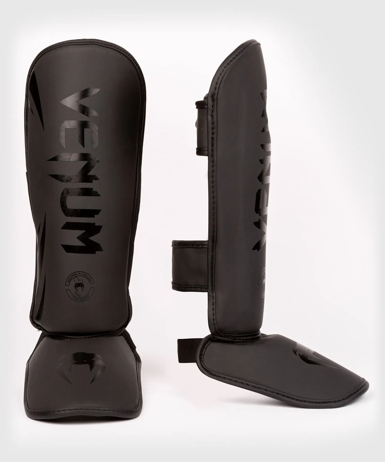 Venum Challenger Kids Shin Guards - Black/Black