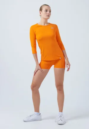 Women Tennis 3/4-Sleeve Shirt, orange