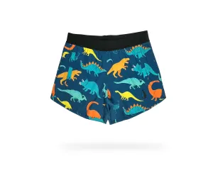 Women's V2 Athletic Shorts - Dinosaurs